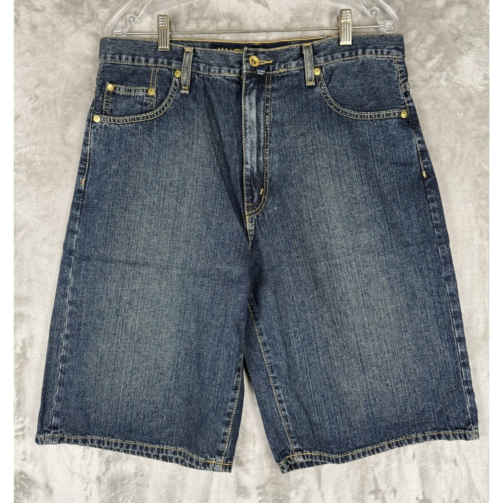 Nautica Jeans‎ Company Mens Easy Fit Denim Shorts Size 33 Blue Casual Summer